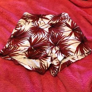 Bishop and Young printed shorts